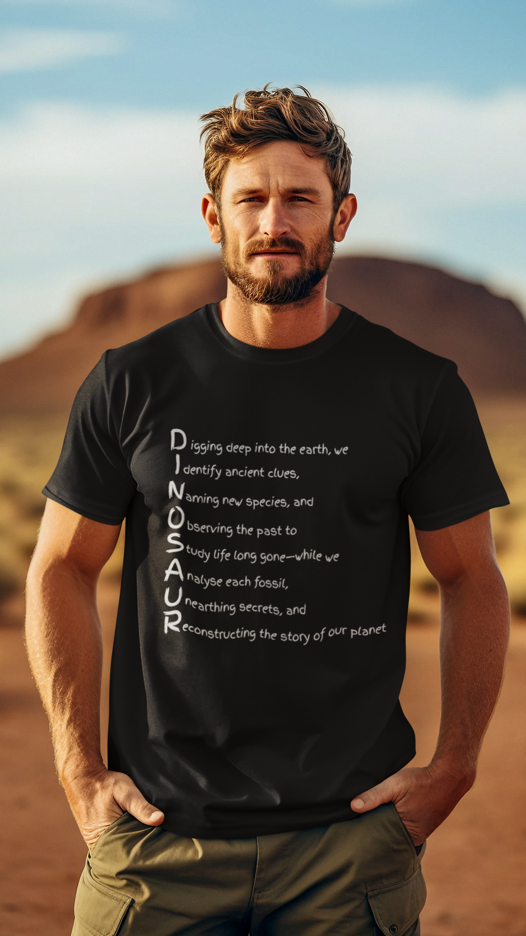 DINOSAUR Paleontologist - Mens T-Shirt