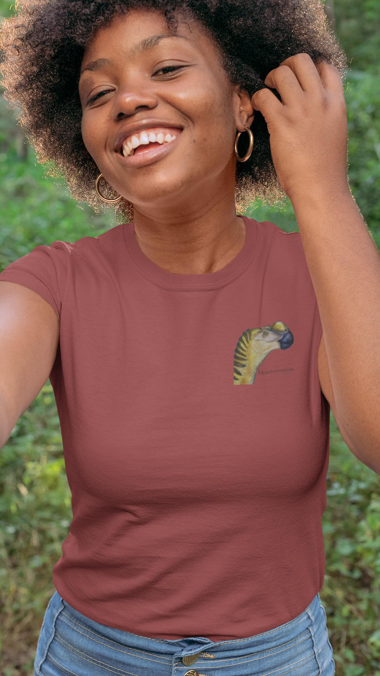 Muttaburrasaurus - Adult fitted tee