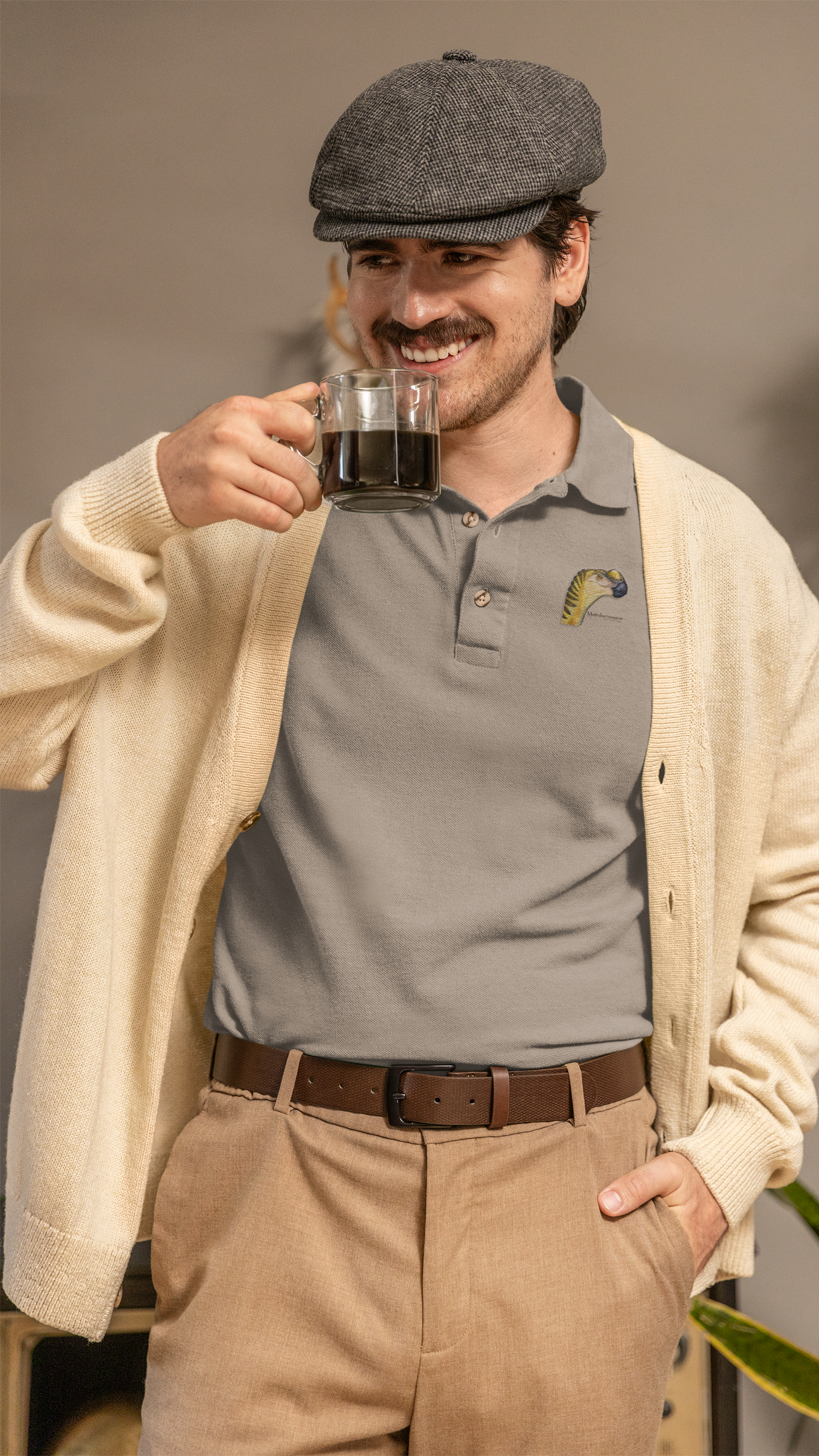 Muttaburrasaurus - Adult Polo Shirt