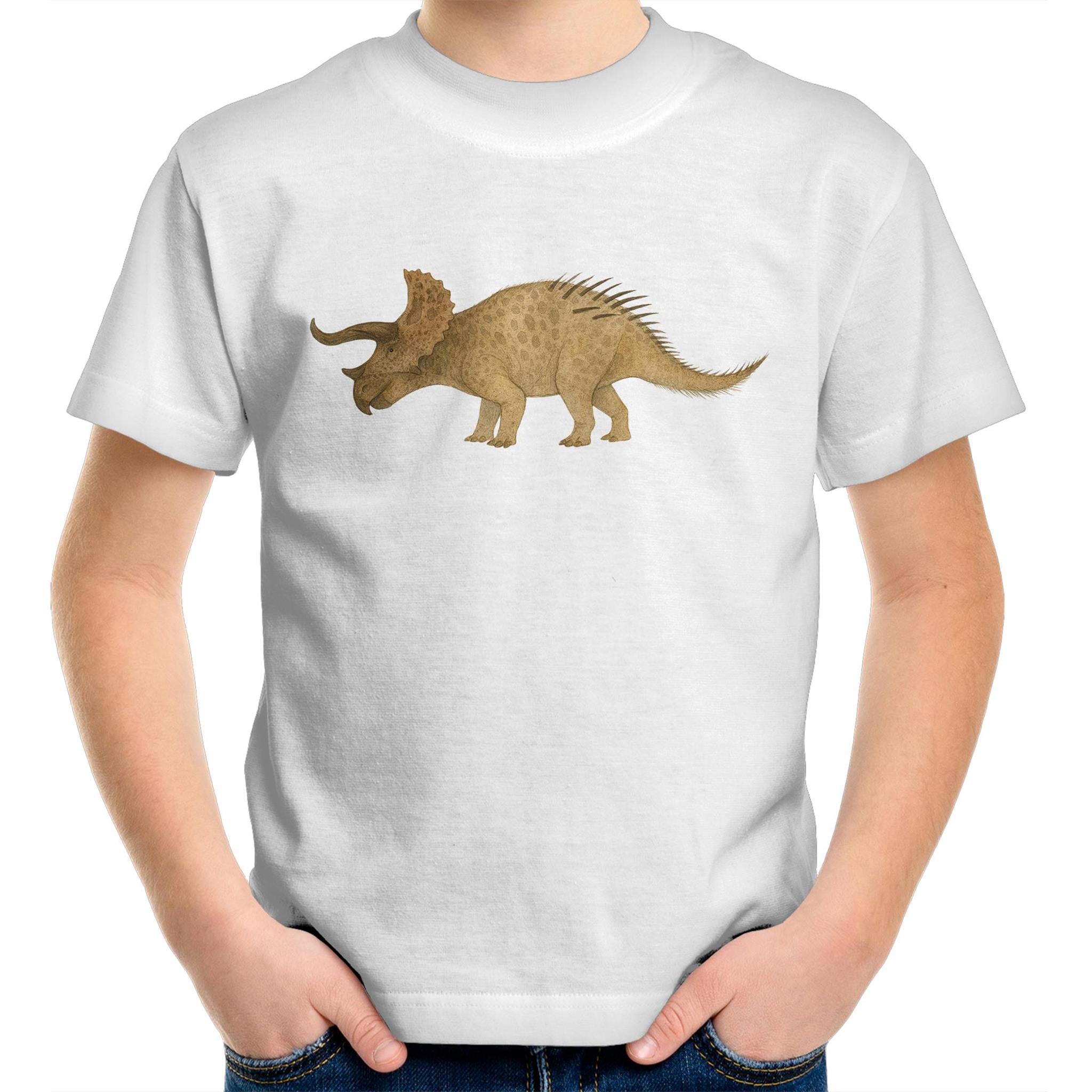 Triceratops Dinosaur Cotton Tee Kids & Youth Tee