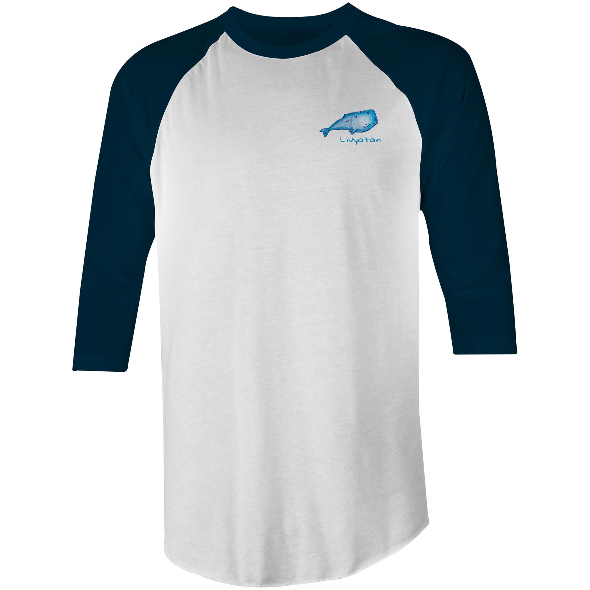 Livyatan whale  - 3/4 Sleeve T-Shirt