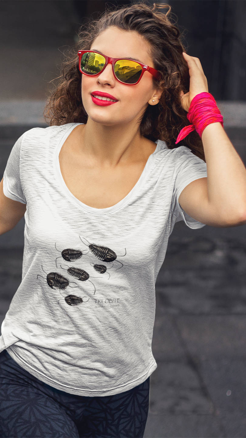 Trilobite - Women's and Unisex Scoop Neck T-Shirt